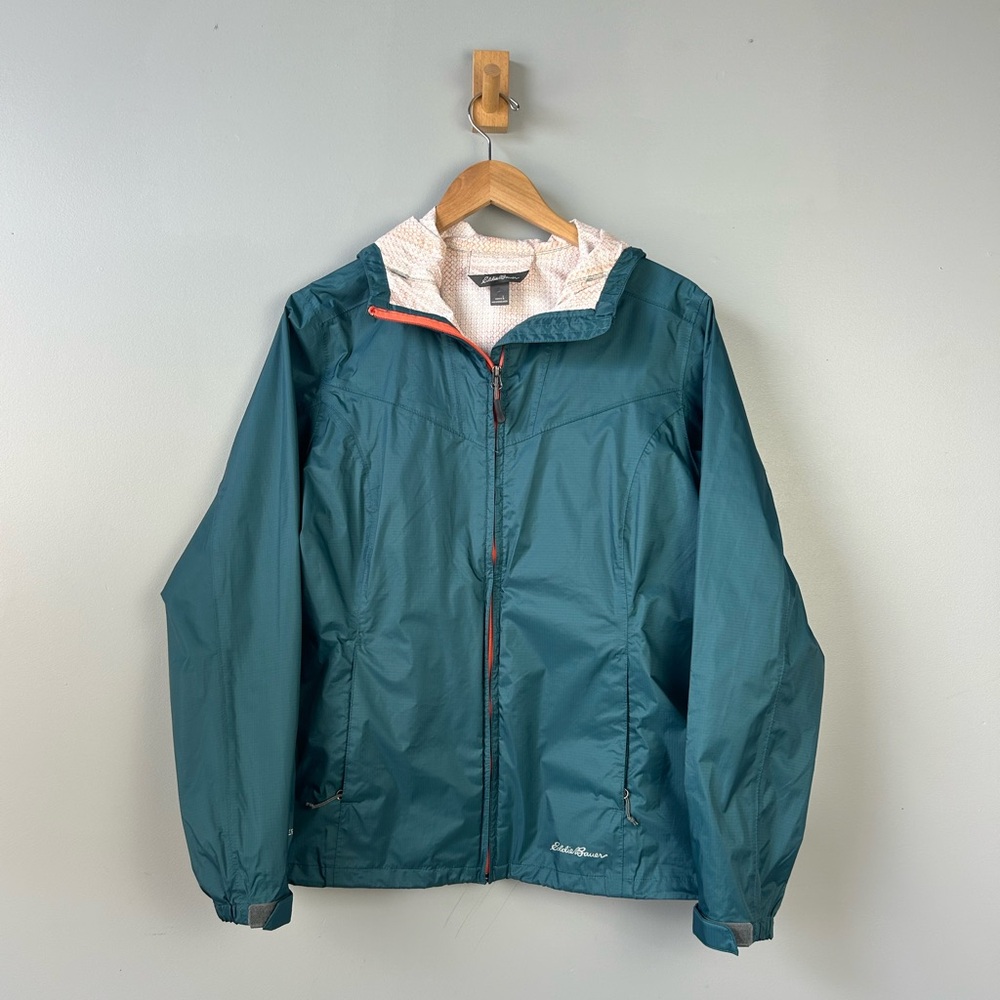 Eddie Bouer Hooded Rain Jacket - Picture 2 of 8